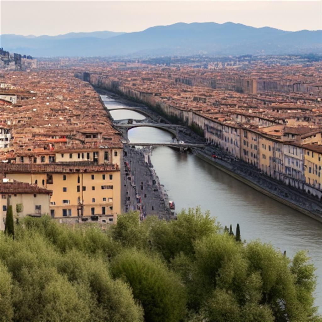 Ciesz się panoramicznym widokiem z Piazzale Michelangelo we Florencji
