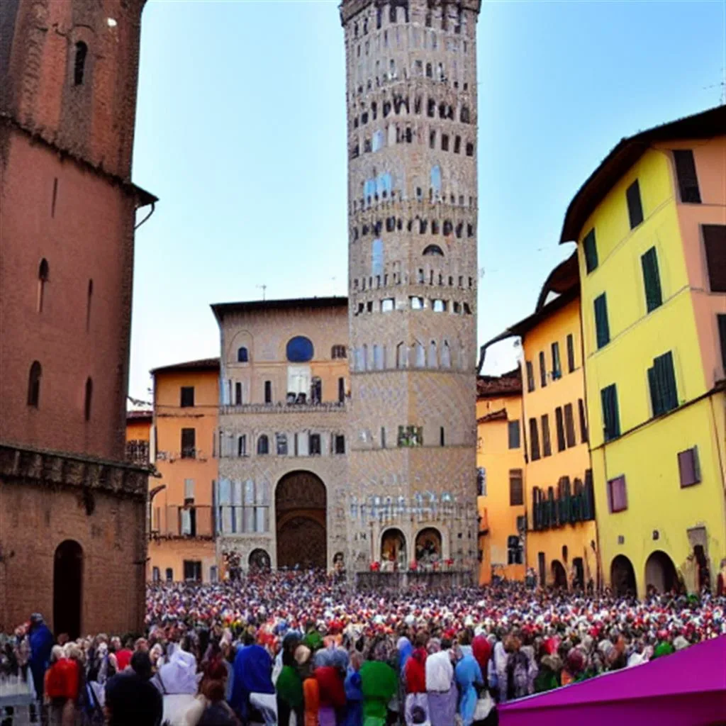 Lucca i uroczystość Świętego Krzyża