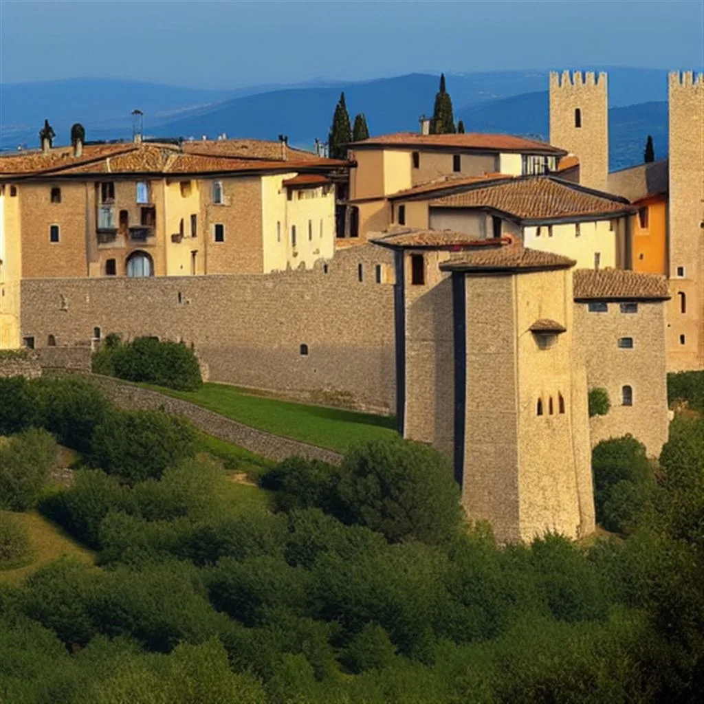 Średniowieczne zamki w ukrytej części Toskanii